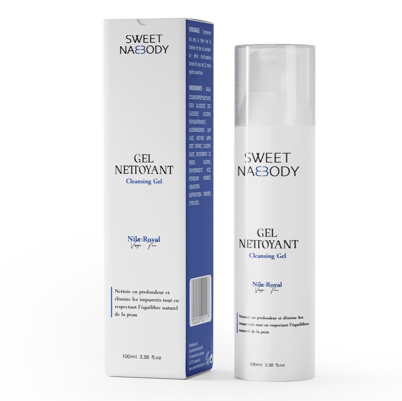 Gel Nettoyant Visage Nila Royal - SWEET NABBODY