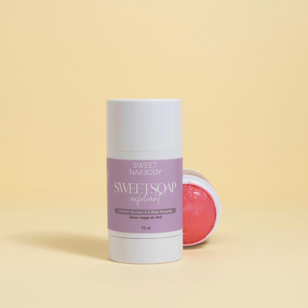 Savon Stick Exfoliant Rose Musquée - SWEET NABBODY