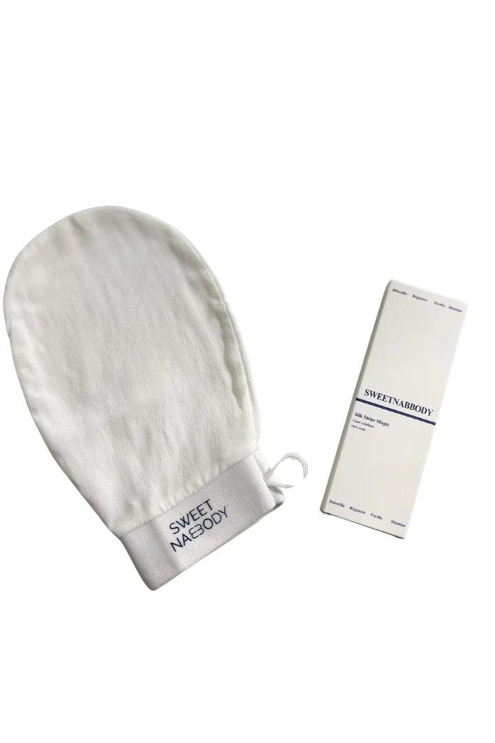 Gant exfoliant 100% soie : un incontournable de la routine soin de la peau - SWEET NABBODY