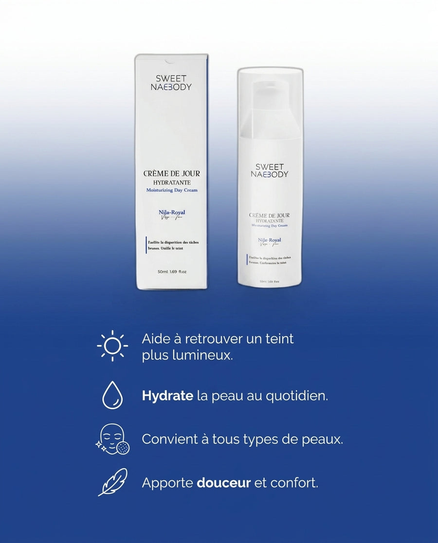 Crème de Jour Nila Royal, ses bienfaits en image, Sweet Nabbody