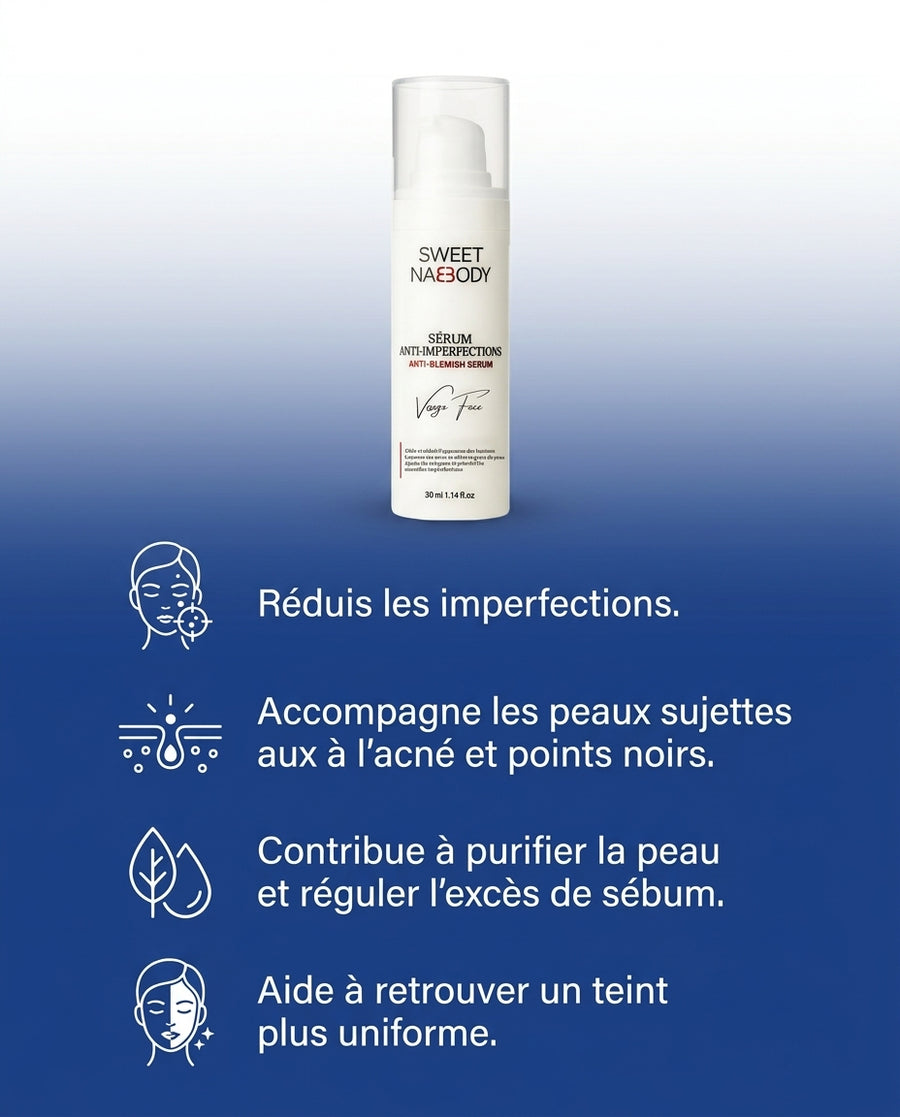 Sérum Anti-Imperfections, ses bienfaits en image, Sweet Nabbody