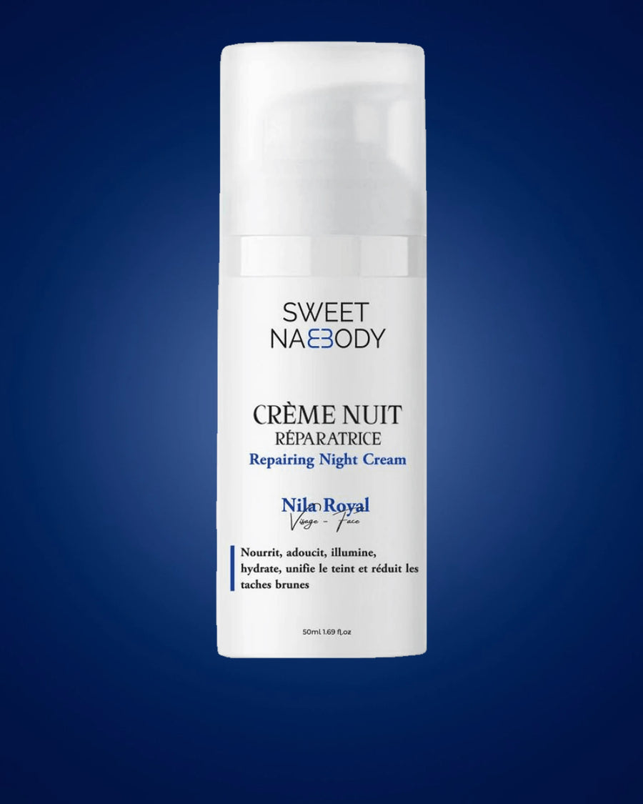 Crème Nuit Réparatrice Nila Royal, appliqué, Sweet Nabbody