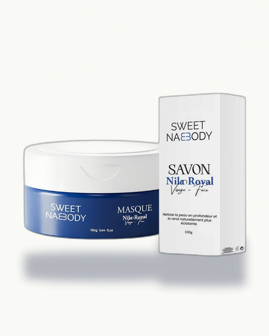 Duo peau nette, vu de face sur fond clair, Sweet Nabbody