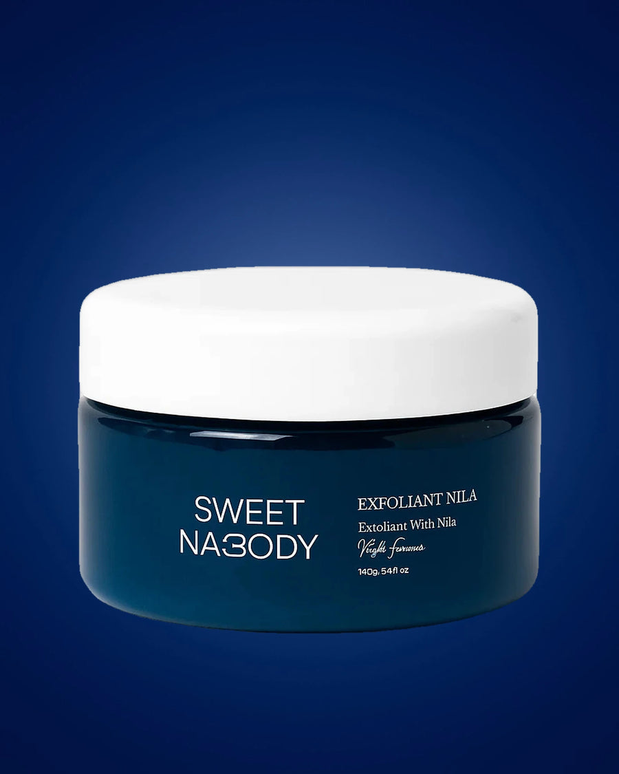 Exfoliant Visage à la Poudre de Nila, appliqué, Sweet Nabbody