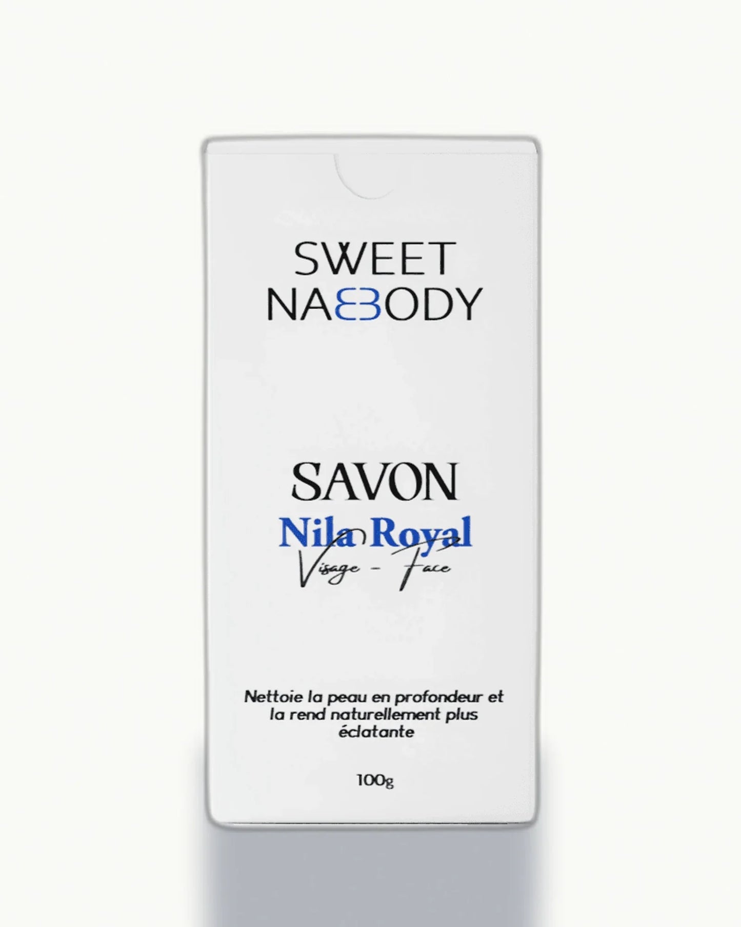 Savon Nila Royal, vu de face sur fond clair, Sweet Nabbody