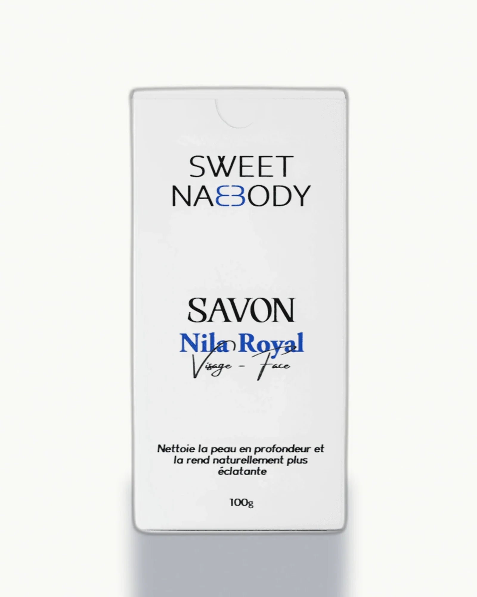 Savon Nila Royal, vu de face sur fond clair, Sweet Nabbody