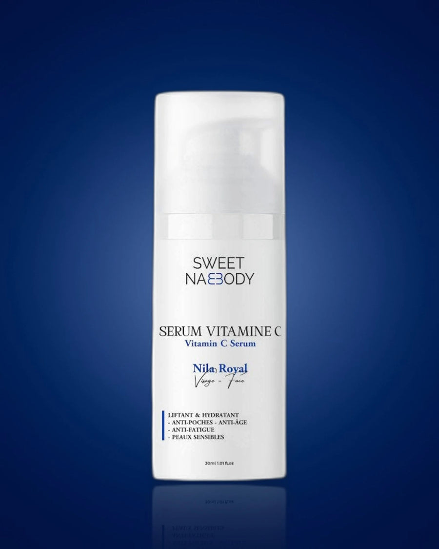 Sérum Vitamine C au Nila, appliqué, Sweet Nabbody