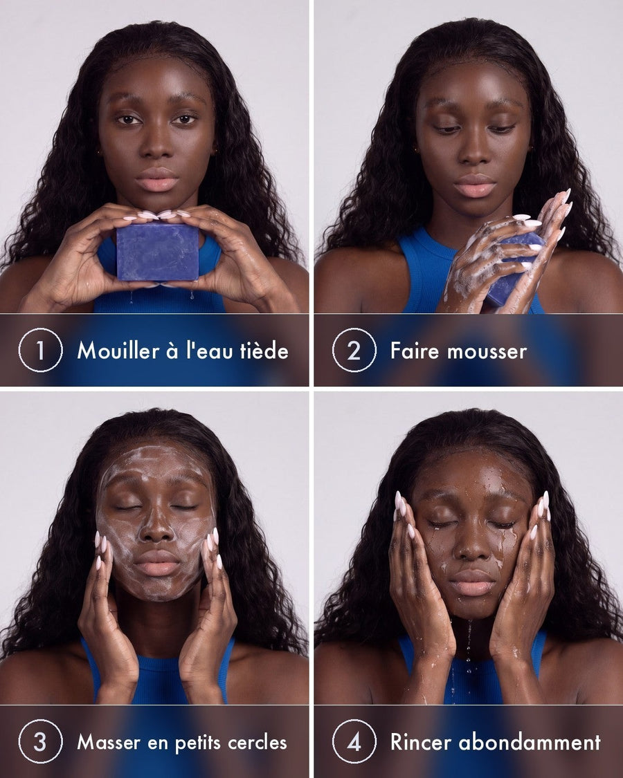 Savon Nila Royal, comment l'utiliser, étape par étape